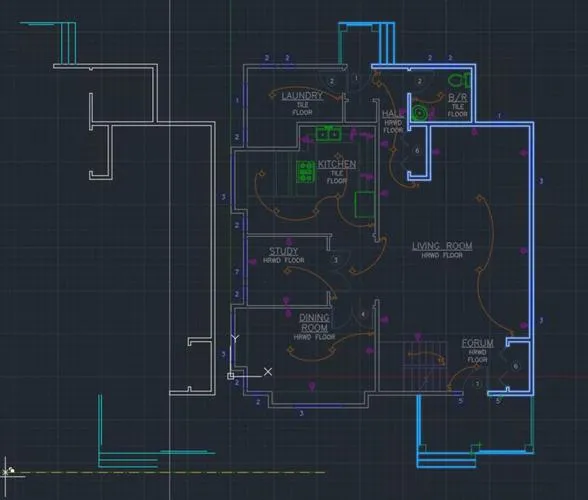 CAD教程 | 如何绘制CAD2023门磁开关图例