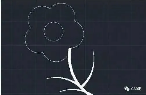 CAD教程 | CAD软件中绘制玫瑰花的方法