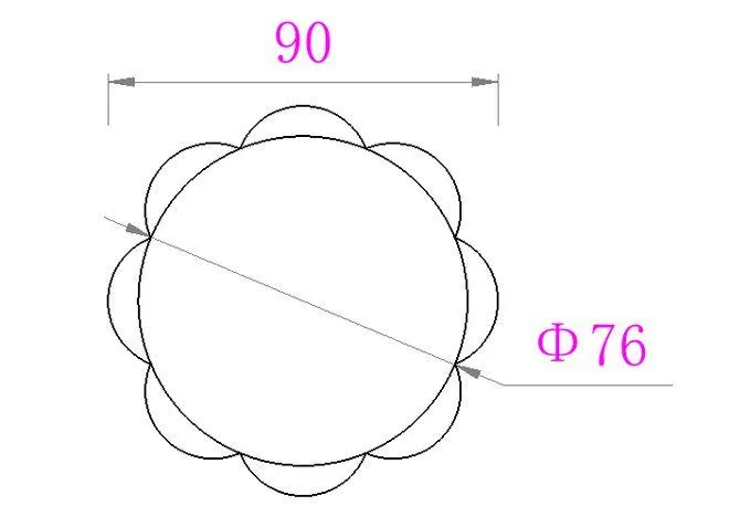 CAD教程 | 如何使用CAD2023绘制不相交的交叉线圆