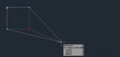 CAD中拉伸矩形的方法技巧