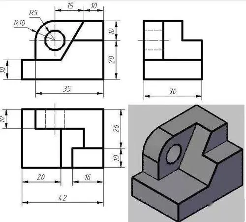 CAD教程 | 如何在CAD2023中切换到俯视图的三维模式