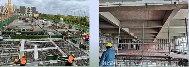 铝框木模+盘扣架系统:框剪结构施工新工法