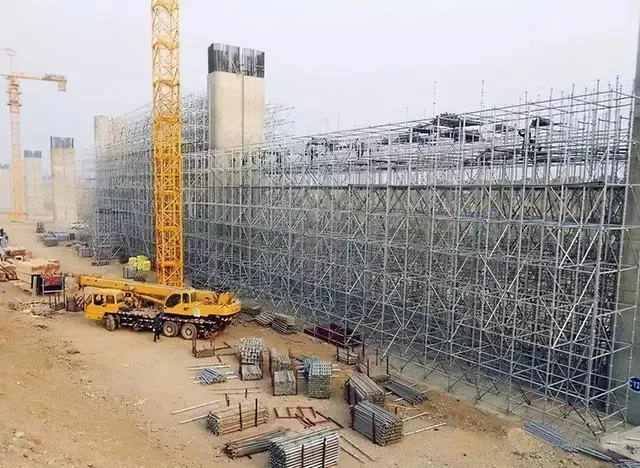 盘扣式脚手架做支架、外架都是一把好手