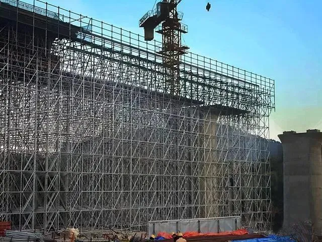 盘扣式脚手架做支架、外架都是一把好手