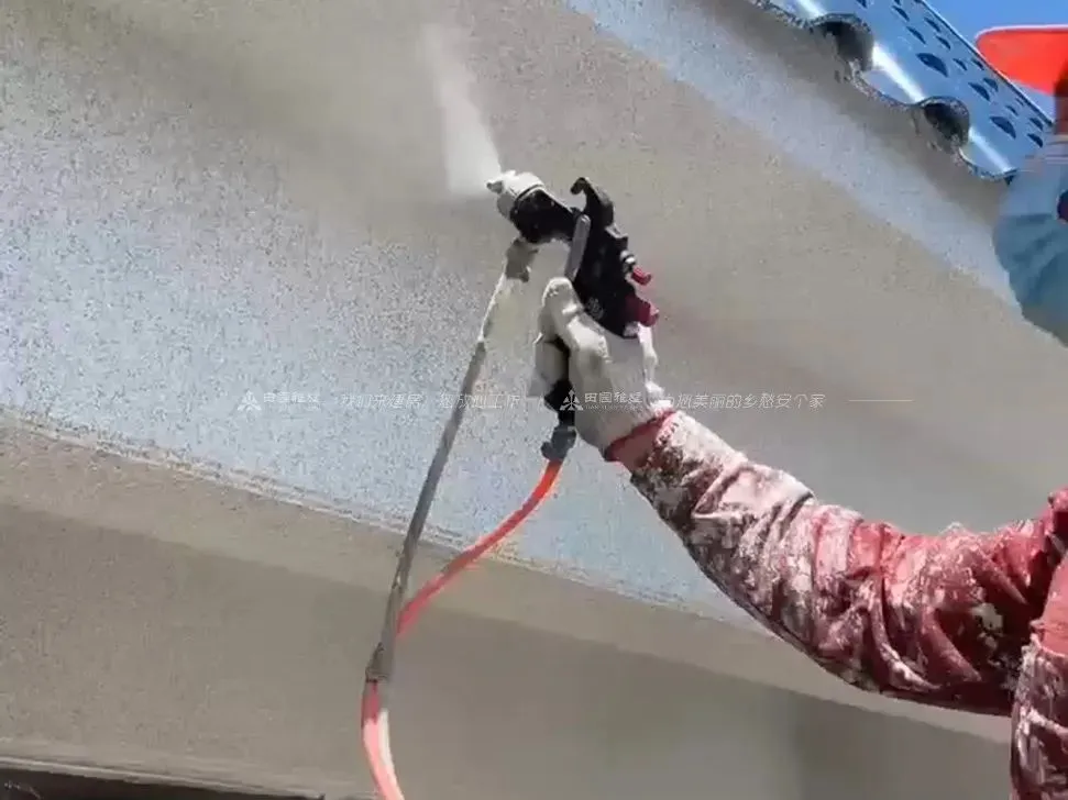 水包砂这样施工 才能达到干挂石材的效果！