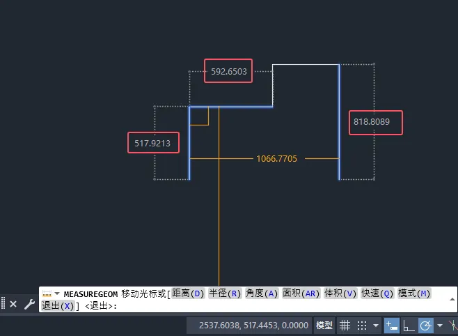 cad多线段长度测量方法，cad多线段长度怎么测量？