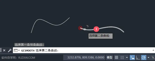 在CAD2025中参数化里面有一个平滑约束怎么用？