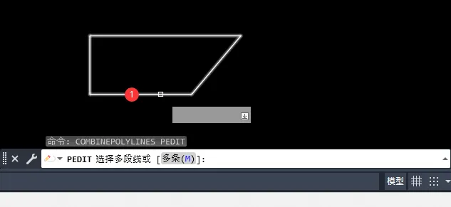 CAD2023怎么使用COMBINEPOLYLINES命令