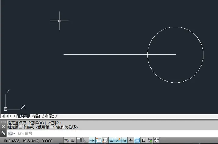 在CAD中怎么移动图形