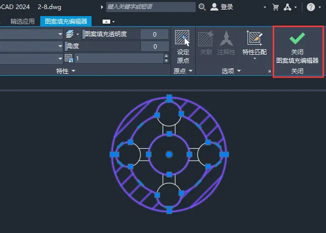 CAD图案颜色如何修改