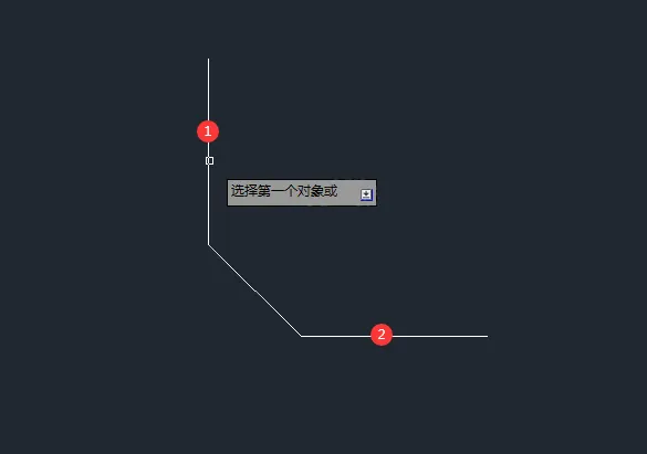 cad怎么把钝角变成圆角