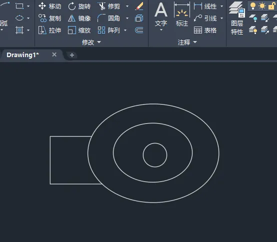 CAD2019如何画妇女卫生盆图形