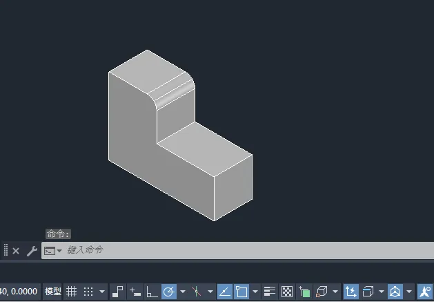CAD2024如何为实体对象的边制作倒角效果？