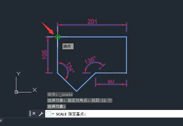 cad怎么放大图形比例