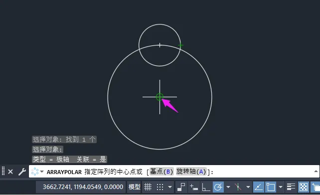 cad软件环形阵列在哪