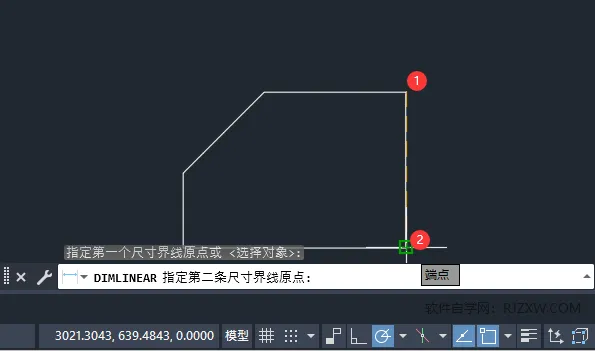 cad标注手动输入尺寸的方法