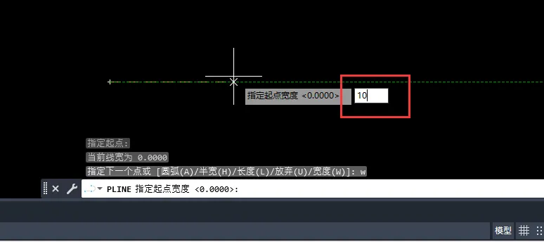 CAD2023多段线怎么设置线的宽度？