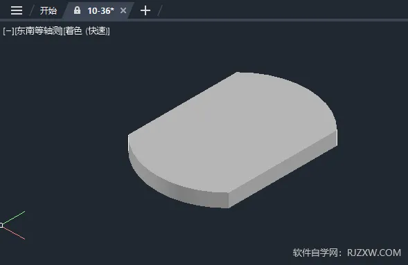 CAD2024实体拉伸面的方法