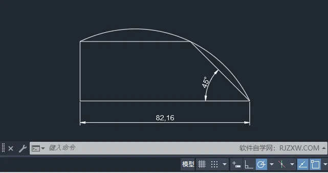CAD2024如何创建弧线标注