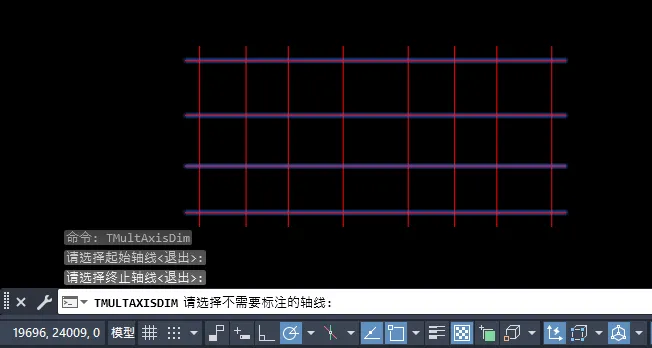 CAD天正建筑中的轴网标注怎么进行双侧标注呢？