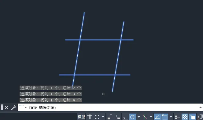 CAD2024如何进入标准修剪模式