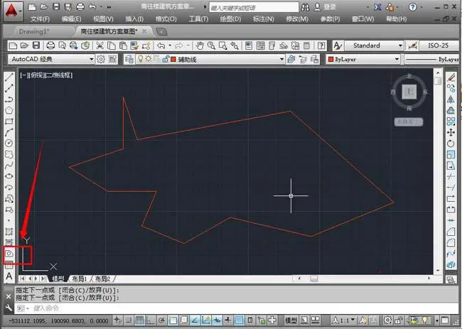 CAD2014软件怎样创建面域