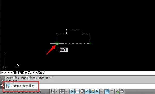 怎么放大cad里面的图