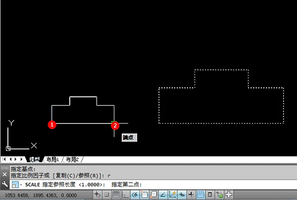 在CAD中怎么把对象放大