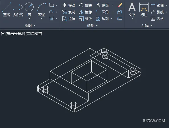 CAD2023三维怎么切换到俯视图