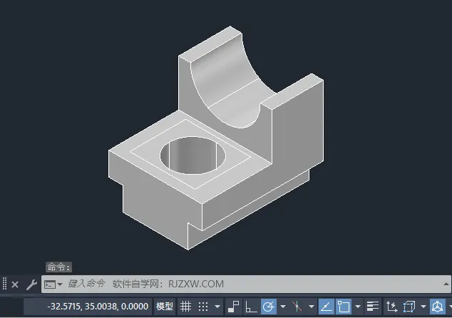 CAD2023怎么使用压印工具