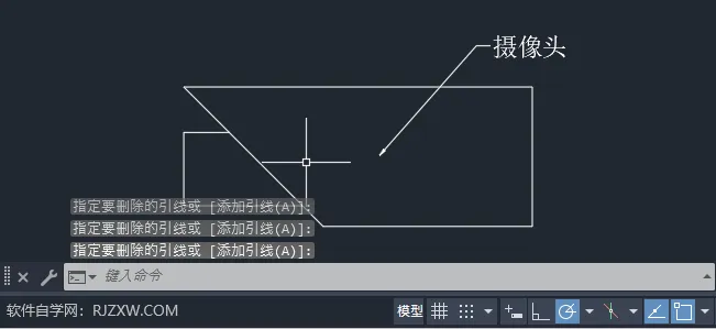 CAD2024如何删除引线的方法