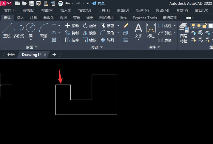 CAD2023没有闭合的多段线怎么进行合闭