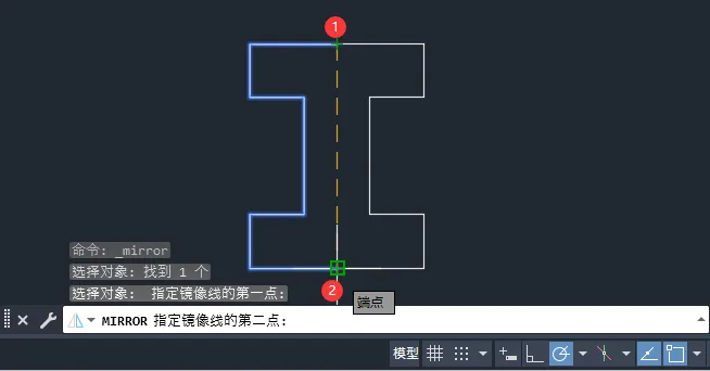 cad镜像怎么左右对称