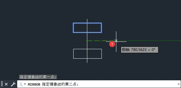 cad镜像怎么找中心点