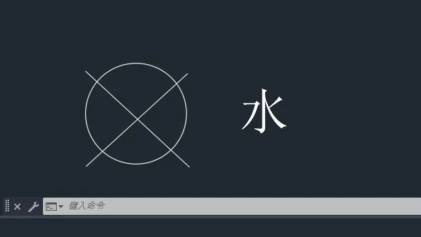 CAD2024绘制水图例的方法