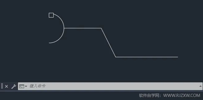 CAD2024绘制乙字管图标的方法