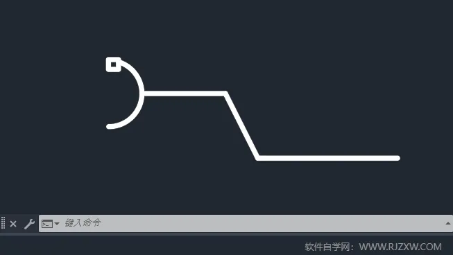 CAD2024绘制乙字管图标的方法