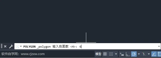 cad怎么画等边多边形