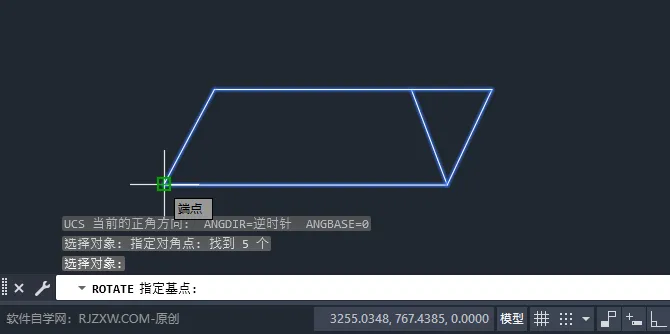 CAD2025如何旋转对象？CAD2025旋转对象的方法。