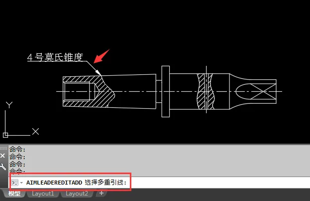 CAD多重引线怎么添加引线