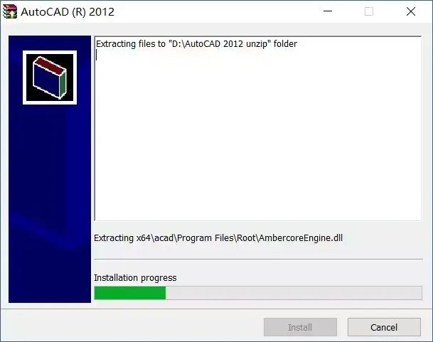 cad2012软件安装教程图解