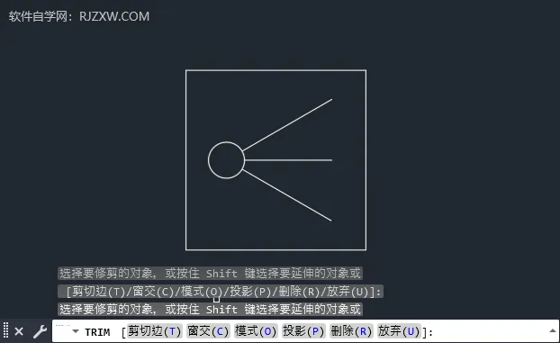 CAD2023绘制气体火灾探测器图例的方法