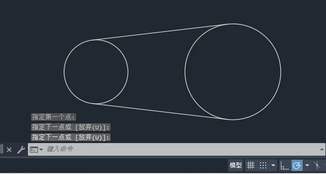 cad圆与直线相切快捷命令