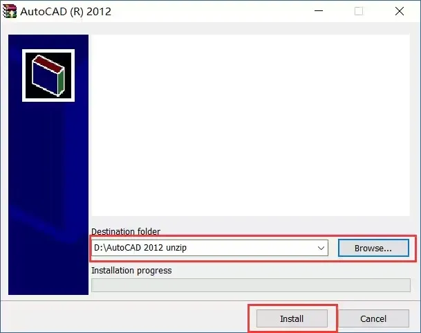 cad2012软件安装教程图解