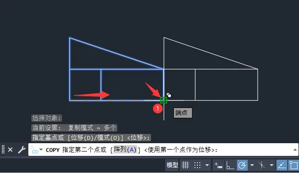 CAD中COPY命令怎么用