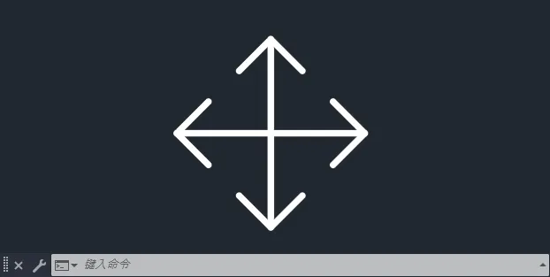 CAD2024绘制一个四边箭头标图