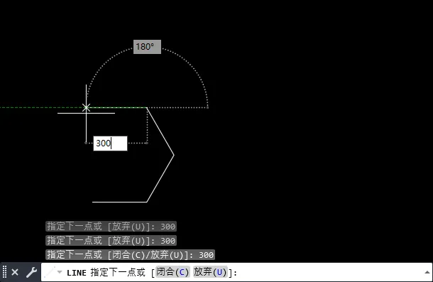 cad2020多边形按角度怎么画