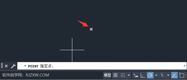 cad2024怎么以点为中心画矩形