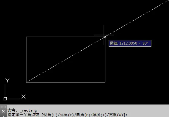 cad2018怎么以面积画矩形
