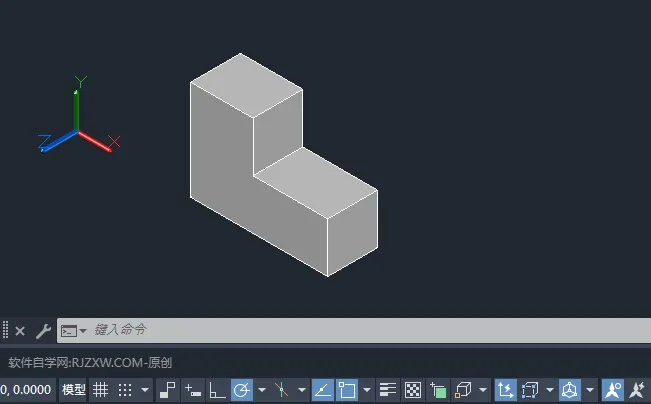 在CAD2024三维实体中如何设置X射线显示三维图